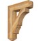 Ekena Millwork Balboa Craftsman Rough Sawn Bracket, Western Red Cedar, 4"W x 18"D x 22"H BKT04X18X22BOA04RWR - alternate 1
